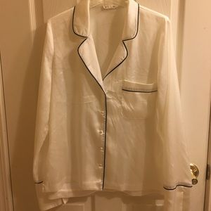 Cotton Candy LA White Button-Up Blouse